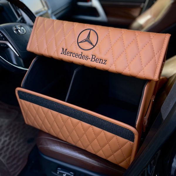 Органайзер в багажник авто Premium Diamond з логотипом Mercedes, розмір М 50 см 200042295 фото