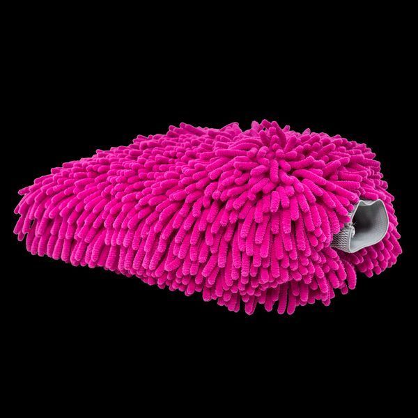Рукавичка з мікрофібри для миття, Big Mofo Chenille Microfiber Scratch-Free Wash Mitt, рожева, Chemical Guys MIC499 фото