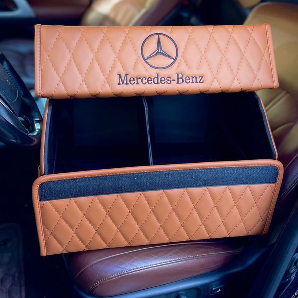 Органайзер в багажник авто Premium Diamond з логотипом Mercedes, розмір М 50 см 200042295 фото