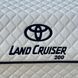Органайзер у багажник з вишивкою Toyota Land Cruiser, бежевий, 65 см, автомобільний органайзер в авто 0000052681 фото 4