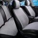 Накидки на сиденья авто MONACO, CarFashion, серый/черный, комплект KMON07 фото 1