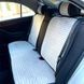 Накидки на сиденья авто MONACO, CarFashion, серый/черный, комплект KMON07 фото 2