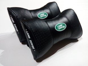 Подушка в машину на подголовник LAND ROVER (Ленд Ровер), черный, 1 шт ORTG-LANDR-BLK фото