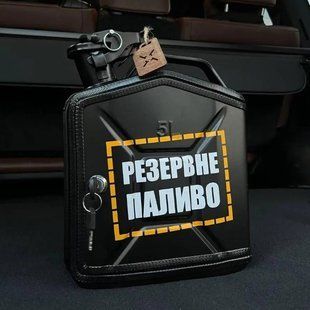 Канистра-бар 5л с подсветкой, мужской подарок, мини-бар ручной работы K5-BLK-M-13 фото