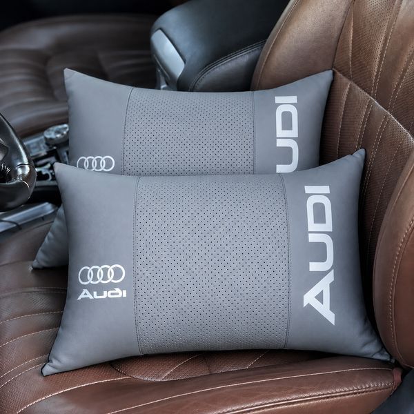Подушка під спину в автомобіль з логотипом Audi 000007250 фото