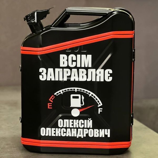 Канистра бар 20л под 6 рюмок, черный, мини бар ручной работи, подарок мужчине HO1010103 фото