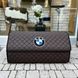 Органайзер в багажник с вышивкой BMW, шоколадный, 65 см, автомобильный органайзер в авто ORG65-BMW-06 фото 1