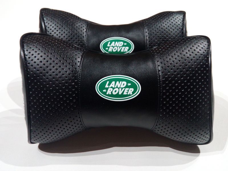 Подушка в машину на подголовник LAND ROVER (Ленд Ровер), черный, 1 шт ORTG-LANDR-BLK фото