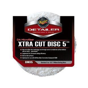 Микрофибровый экстрарежущий круг, DA Microfiber Xtra Cut Disc, Meguiar's, 12.7 см, 2 шт DMX5 фото