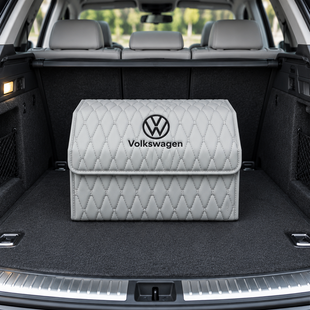 Сумка - органайзер в багажник Premium Pro Crown з вишивкою логотипу Volkswagen, магнітна фіксація, розмір M 50 см 200042688 фото