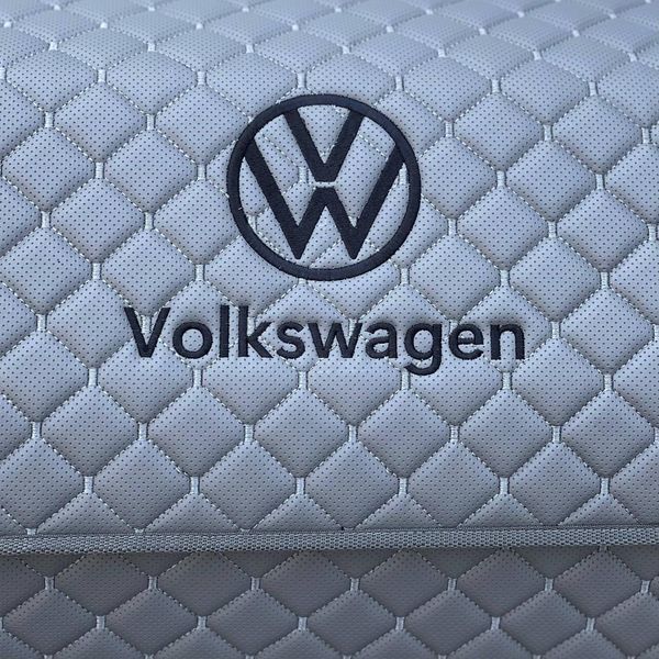 Органайзер в багажник с вышивкой Volkswagen, серый, 50 см, автомобильный органайзер в авто 200041025 фото