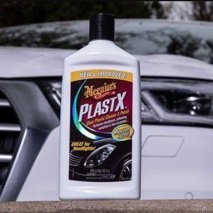 Очищувач поліроль для прозорого пластику, PlastX&trade; Clear Plastic Cleaner and Polish, Meguiar's, 295 мл G12310 фото