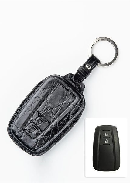 Шкіряний чохол для ключа TOYOTA (Тойота) зі шкіри крокодила TM-901 TM-901-TY11 фото