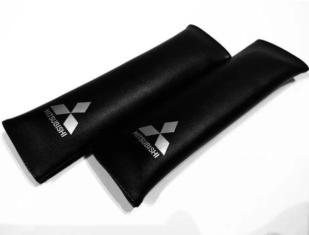 Накладка на ремень безопасности MITSUBISHI (Митсубиси), черный, 2 шт ORTN-MITSUBISHI-BLK фото
