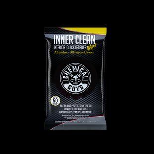 Серветки для очищення та захисту інтер'єру Inner clean wipes, Chemical Guys, 50 шт PMW_SPI663_50 фото