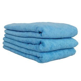 Полотенце из микрофибры, Workhorse Professional Grade, 60&times;40 см, 3 шт, синее, Chemical Guys MIC363_03 фото