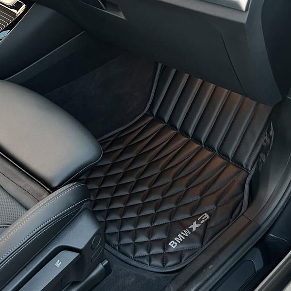 Коврики в машину с экокожи BMW в салон, черный H00021465 фото