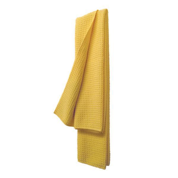 Рушник з мікрофібри вафельний для збору води, Water Magnet Microfiber Drying Towel, Meguiar's, 55х76 см, жовтий X2000EU фото