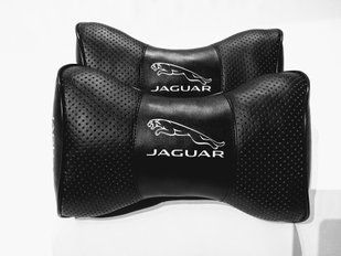 Подушка в машину на подголовник JAGUAR (Ягуар), черный, 1 шт ORTG-JAGUAR-BLK фото