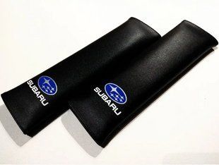 Накладка на ремень безопасности SUBARU (Субару), черный, 2 шт ORTN-SUBARU-BLK фото