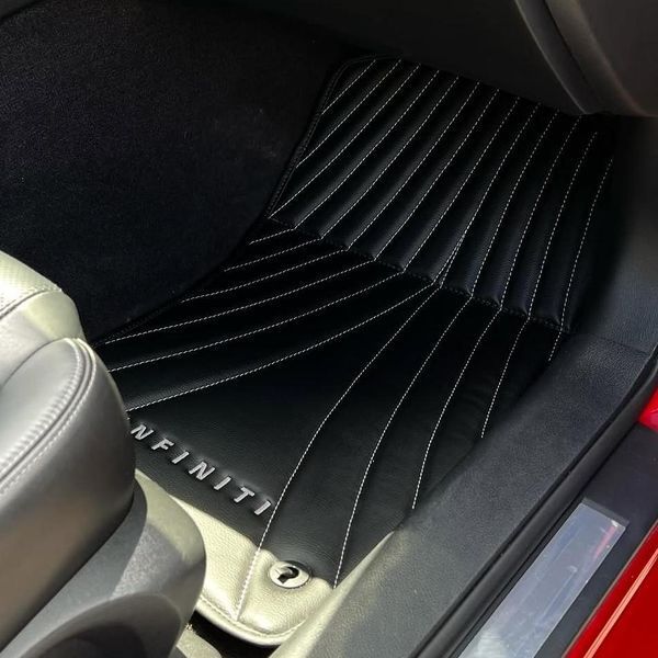 Килимки в автомобіль з екошкіри Toyota Camry в салон, чорний H00021466 фото