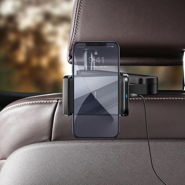 Держатель для телефона в машину Baseus Energy Storage Backseat Holder Wireless Charger |15W, 360&deg;| (WXHZ-01) WXHZ-01 фото