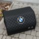 Органайзер в багажник с вышивкой BMW из экокожи, черный, 50 см, бокс в багажник 000006714 фото 2