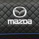 Органайзер в багажник з логотипом Mazda з екошкіри, чорний з синім кантом, 50см, сумка в багажник 200041248 фото 2
