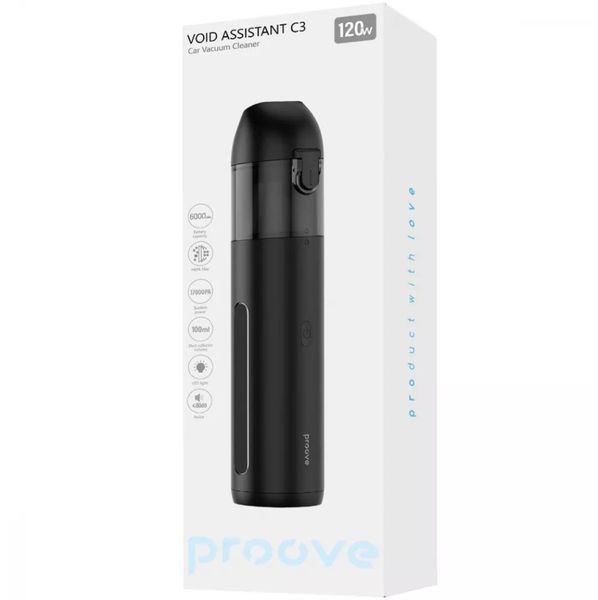 Автомобильный пылесос Void Assistant С3, 17000pa, 6000 mAh, 120W, Proove С3 фото