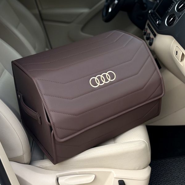 Сумка - органайзер в багажнике на магните Premium Noble с вышивкой логотипа Audi, размер M 50 см 200041810 фото