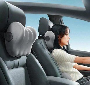 Подушки в машину на підголівник Floating Car Headrest, Baseus, сірий 000005134 фото