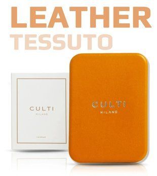 Ароматизатор в машину CULTI Milano CAR LEATHER ORANGE Tessuto HCULTI10 фото