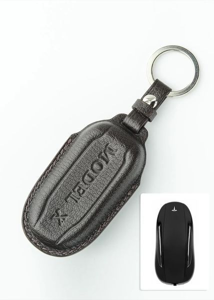 Шкіряний чохол для ключа TESLA (Тесла) Model X TM-940 TM-940-TS22 фото