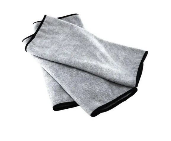 Рушник з мікрофібри, Ultra Plush Microfiber Detailing Towel, 40x40 см, сірий, Chemical Guys MIC1023 фото