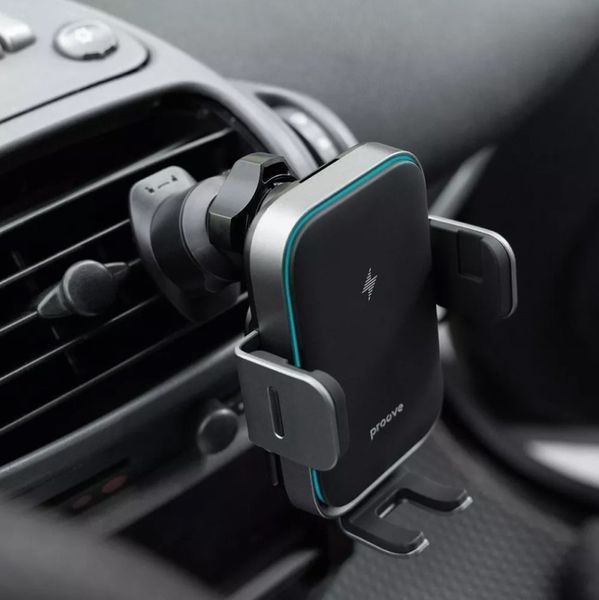 Автодержатель с Беспроводной Зарядкой Proove Triple Clamp Pro 15W 000005639 фото