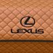 Органайзер у багажник з логотипом Lexus з екошкіри, коньячний, 80 см, автоорганайзер 000005282 фото 4