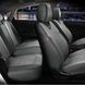 Авточехлы на сиденья SHELL 5D, CarFashion, комплект, т.серый/серый SHELL-22519 фото 1