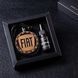 Ароматизатор в машину FIAT з світлого дерева, подарунок чоловікові AR-FIAT-038 фото 1
