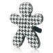 Ароматизатор в машину человечек Mr&Mrs NIKI Black Orchid - Pied De Poule JNIKIBX004V02 фото 1