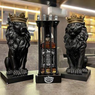 Сейф для алкоголю Jack Daniel's 1л з гайками, клітка для алкоголю, креативний подарунок 2283862256 фото