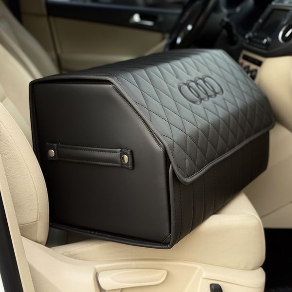 Сумка - органайзер в багажнике на магните Premium Timeless с вышивкой логотипа Audi, размер М 50 см 200041774 фото