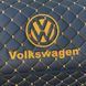 Органайзер у багажник з вишивкою Volkswagen, чорний з помаранчовою ниткою, 50 см, автомобільний органайзер в авто 000007575 фото 4