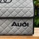 Органайзер в багажник на магните с вышивкой Audi, серый, 50 см, автомобильный органайзер в авто 000006086 фото 4