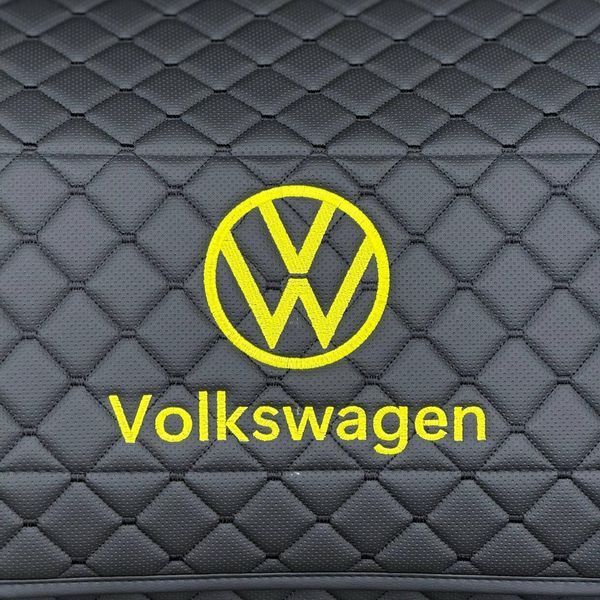 Органайзер у багажник на магніті з логотипом Volkswagen з екошкіри, чорний, 50 см, саквояж 200041668 фото