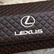 Органайзер в багажник с логотипом Lexus из экокожи, коричневый, 80см, бокс в багажник 200040984 фото 3