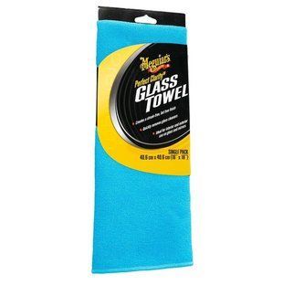 Полотенце из микрофибры для стекла, Perfect Clarity Glass Towel, 40,6х40,6 см, синий, Meguiar's X210300 фото
