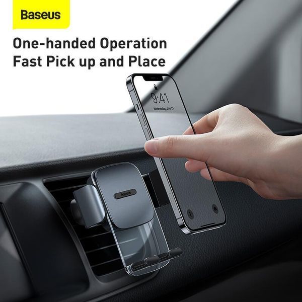 Держатель для телефона в машину BASEUS Easy Control Clamp Car Mount Holder (Air Outlet Version) |4.7-6.7"| SUYK000101 фото