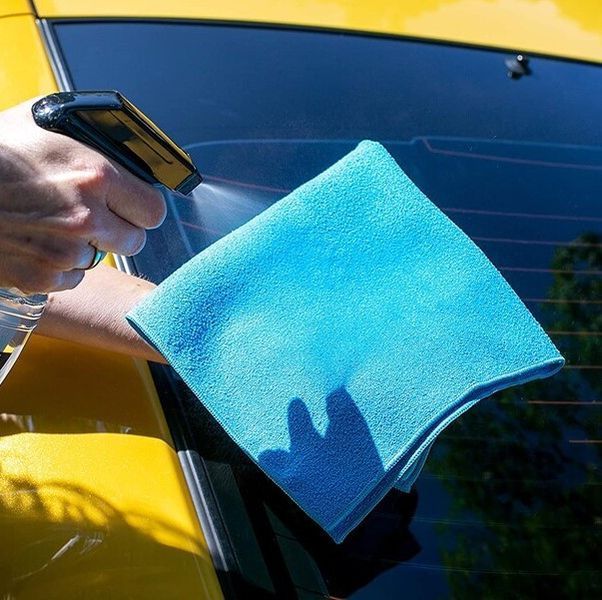 Рушник з мікрофібри для скла, Perfect Clarity Glass Towel, 40,6х40,6 см, синій, Meguiar's X210300 фото