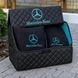 Автомобильный органайзер Mercedes-Benz, 50 см, черный на магните, с бирюзовой подкладой &mdash; органайзер в авто 200040970 фото 4