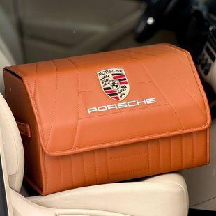 Сумка - органайзер в багажник Premium Pro Elite с вышивкой логотипа Porsche, размер М 50 см 200041764 фото